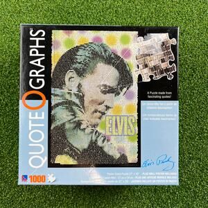 Sure-Lox Elvis Presley 1000 Piece Quote O Graphs Jigsaw Puzzle